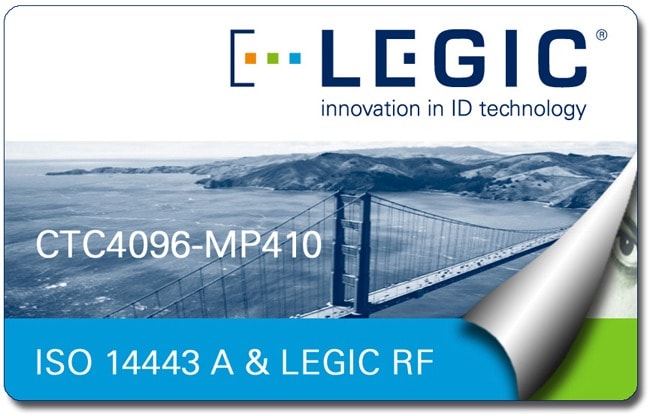 LEGIC CTC Chipkarte, CTC 4096-MP410, RFID Chipkarte