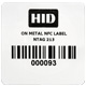 RFID Label PET Metall nTag213 6E3M45