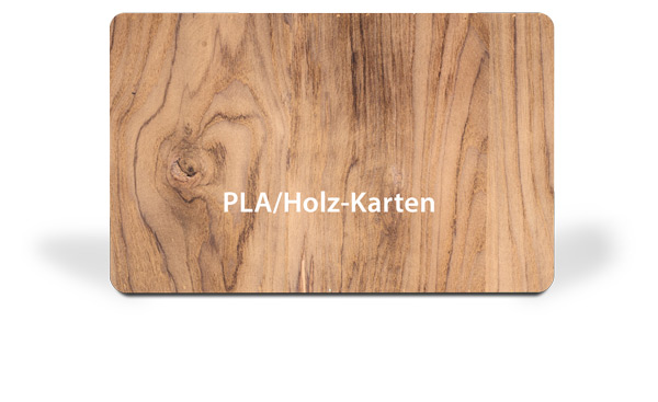 PLA/Holz-Karten