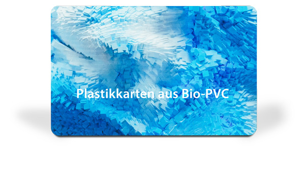 Plastikkarten aus Bio-PVC